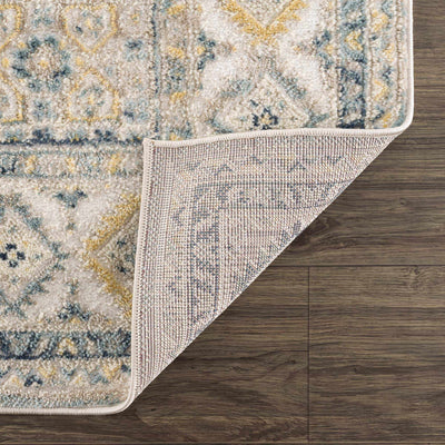 Brend Blue Medallion Area Rug