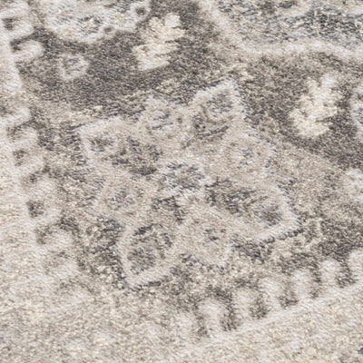 Brend Taupe Medallion Area Rug