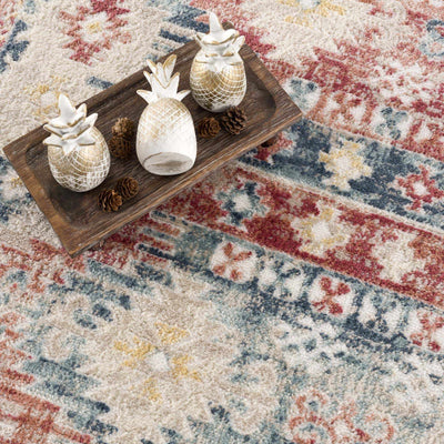 Bindi Blue & Rose Area Rug