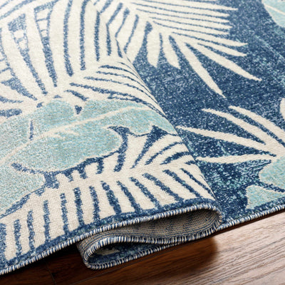 Cachi Floral Blue Area Rug