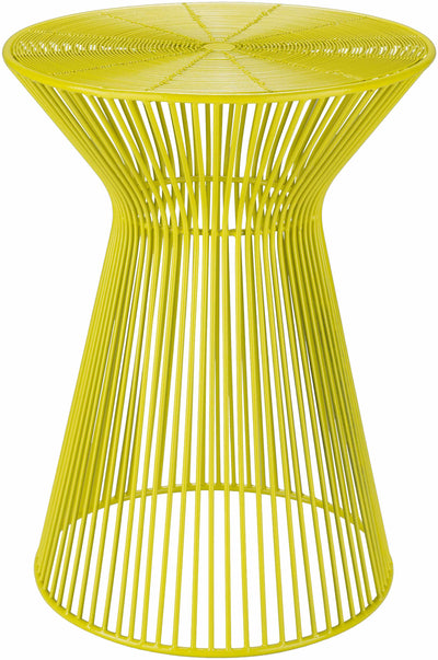 Calauag Yellow Modern Wire Drum End Table