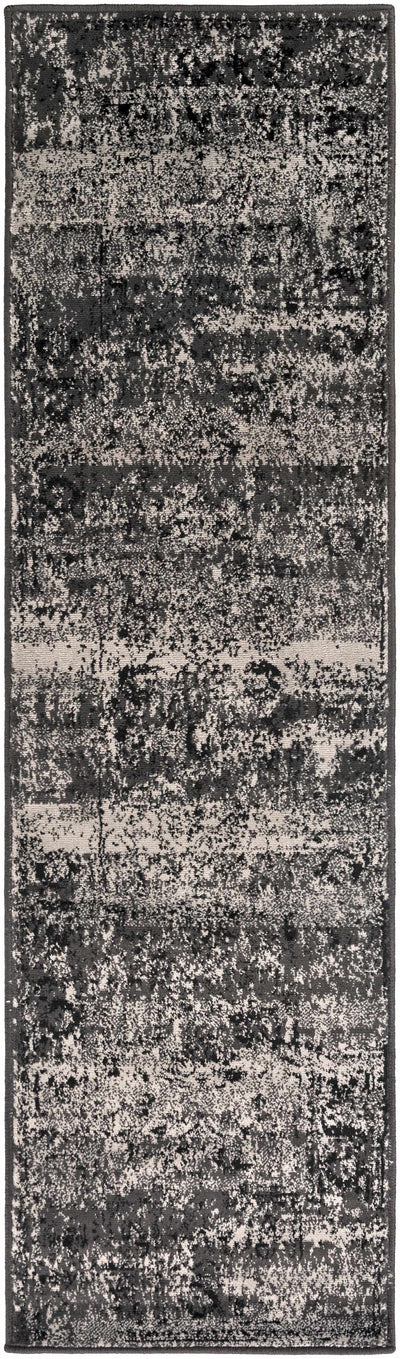 Carrothers Black&White Abstract Rug - Clearance