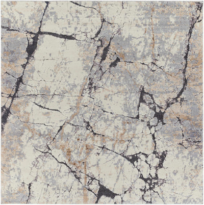 Cavetown Gray Marble Thick Rug