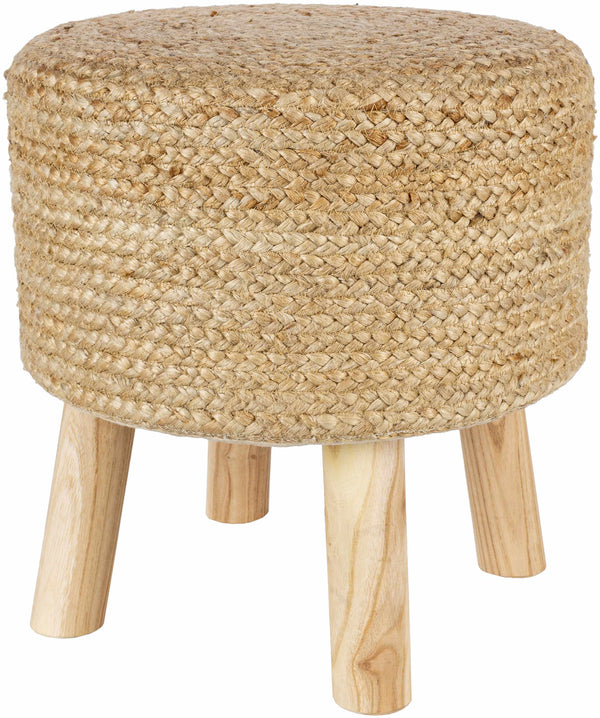 Tagaytay Natural Wood Stool Ottoman