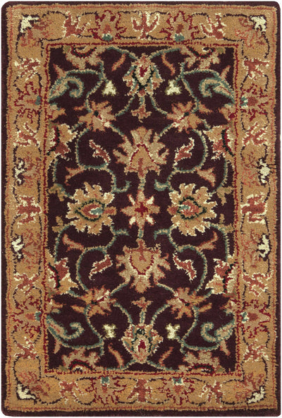 Cherryfield Burgundy 1024 Wool Area Rug