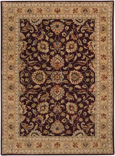 Cherryfield Burgundy 1024 Wool Area Rug