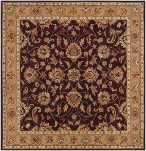 Cherryfield Burgundy 1024 Wool Area Rug