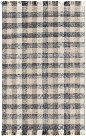 Chilliwack Gray Plaid Wool Rug