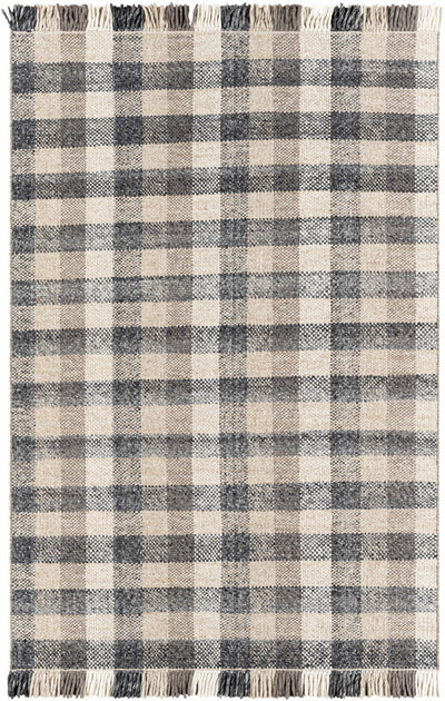 Chilliwack Gray Plaid Wool Rug