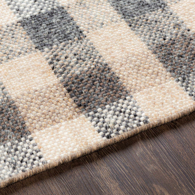 Chilliwack Gray Plaid Wool Rug