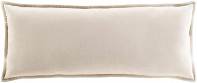 Christine Beige Square Throw Pillow