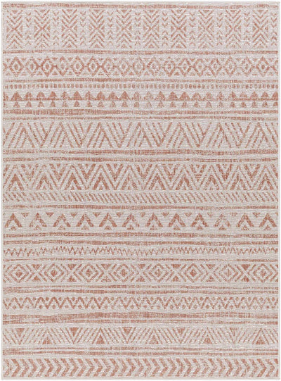 Novato Pink All Over Pattern Performance Rug