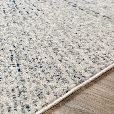 Cliffside 8x10 White/Blue Modern Rug - Clearance