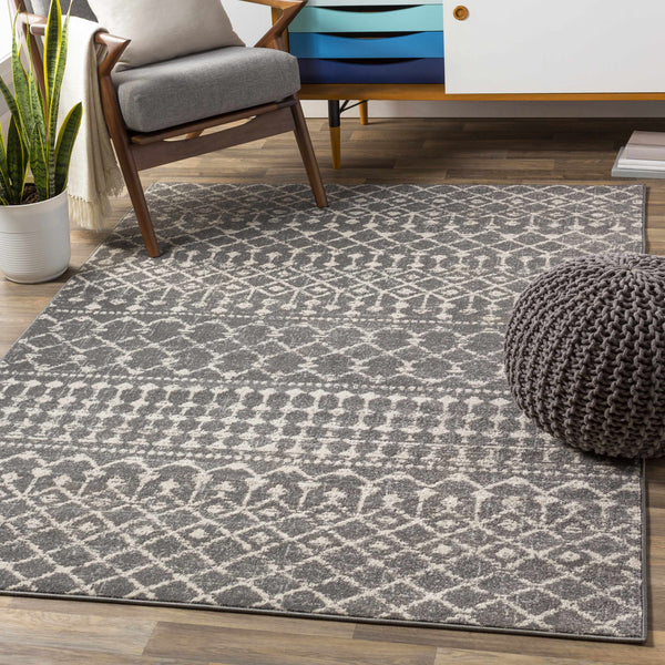 Vicksburg Gray All Over Pattern Rug