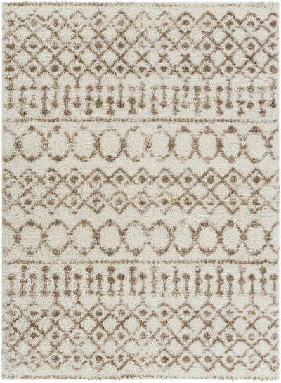 Monarch Cream&Tan Trellis Plush Rug