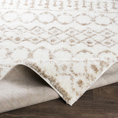 Monarch Cream&Tan Trellis Plush Rug