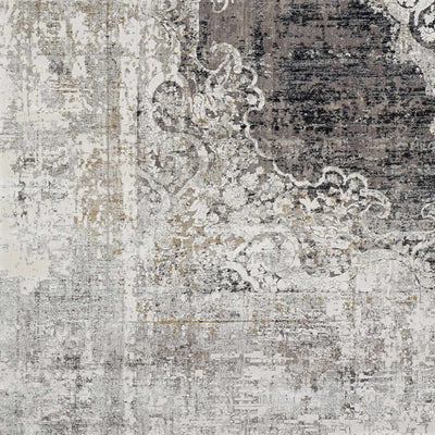 Calion Distressed Charcoal Luxury Area Rug