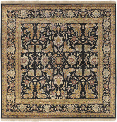 Black&Gold Premium Wool Rug - Clearance