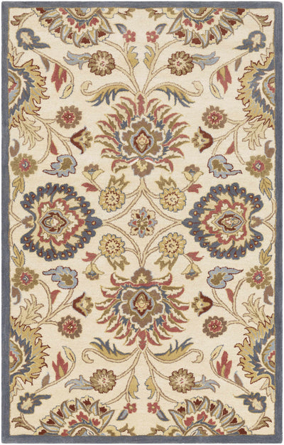 Conesus Hand Tufted Blue & Rust 1204 Area Rug