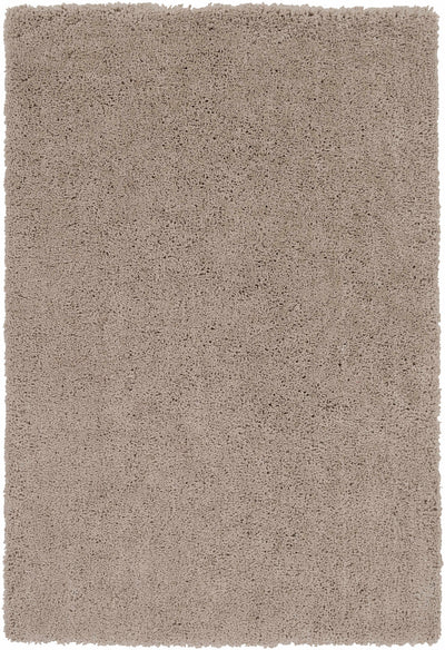 Tingly 2x3 Hand Woven Solid Cream Shag Rug - Clearance