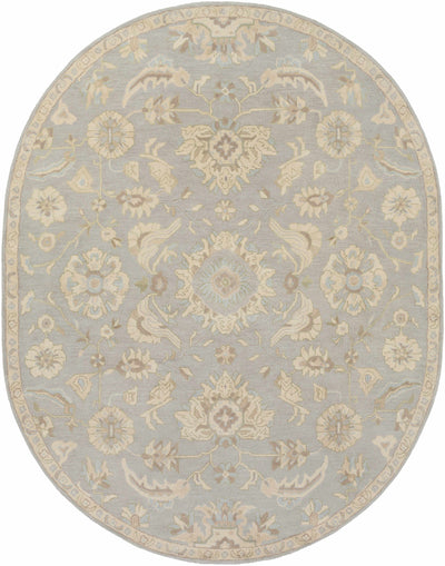 Copen Beige Floral Wool Rug