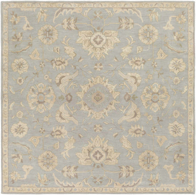 Copen Beige Floral Wool Rug