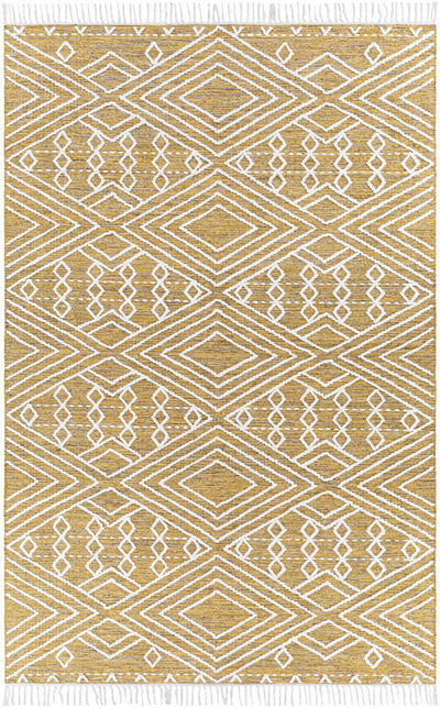 Skedee Mustard/Cream Diamond Carpet - Clearance