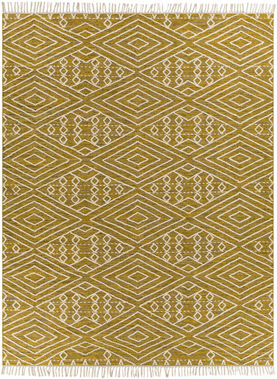 Skedee Mustard/Cream Diamond Carpet - Clearance