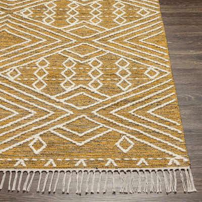 Skedee Mustard/Cream Diamond Carpet - Clearance