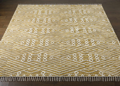 Skedee Mustard/Cream Diamond Carpet - Clearance