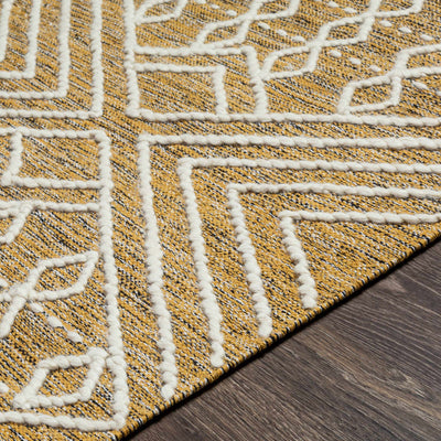 Skedee Mustard/Cream Diamond Carpet - Clearance