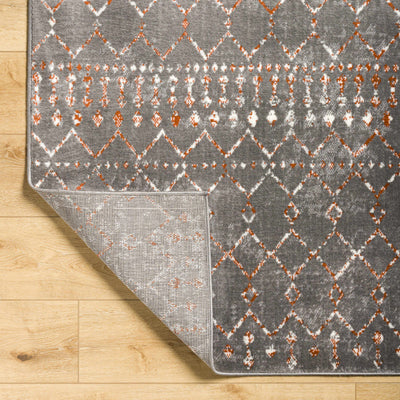 Scandi Gray All Over Pattern Rug