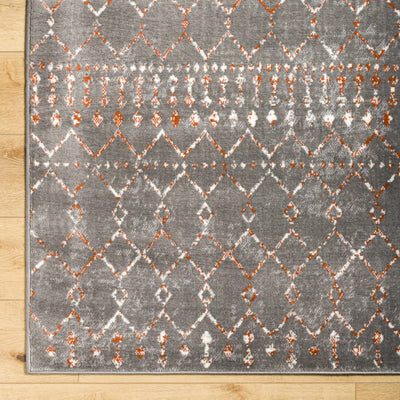 Scandi Gray All Over Pattern Rug