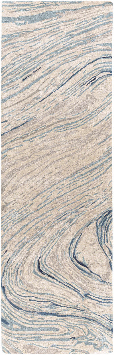 Cranebrook Blue Marble Rug