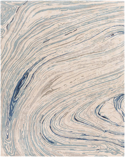 Cranebrook Blue Marble Rug