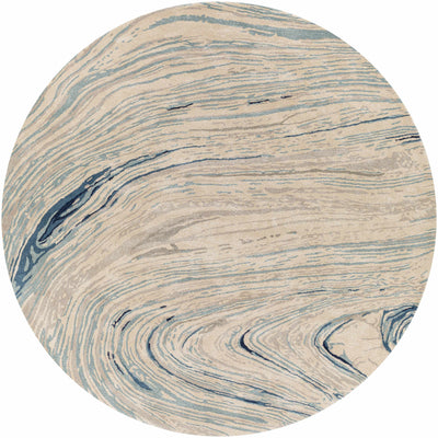 Cranebrook Blue Marble Rug