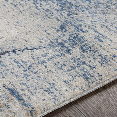 Creighton Blue Marble Rug