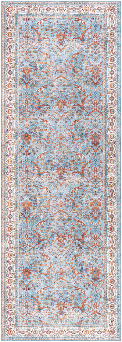 Kisling Aqua Traditional Rug - Clearance