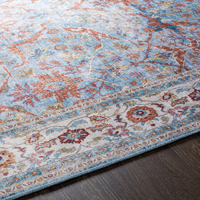 Kisling Aqua Traditional Rug - Clearance