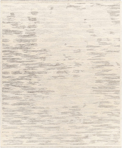 Damek 8x10 Neutral Premium Wool Area Rug