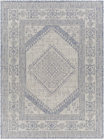 Umraniye Gray & Blue Area Rug - Clearance