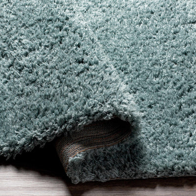 Siari Ice Blue Shag Rug - Clearance