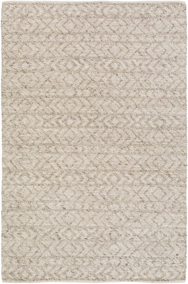 Diomede Neutral Wool&Viscose Area Rug