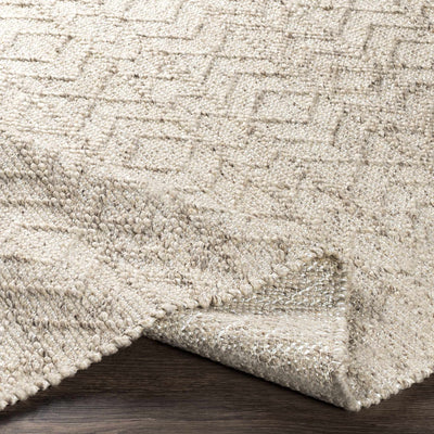 Diomede Neutral Wool&Viscose Area Rug