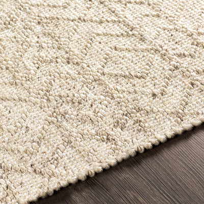 Diomede Neutral Wool&Viscose Area Rug