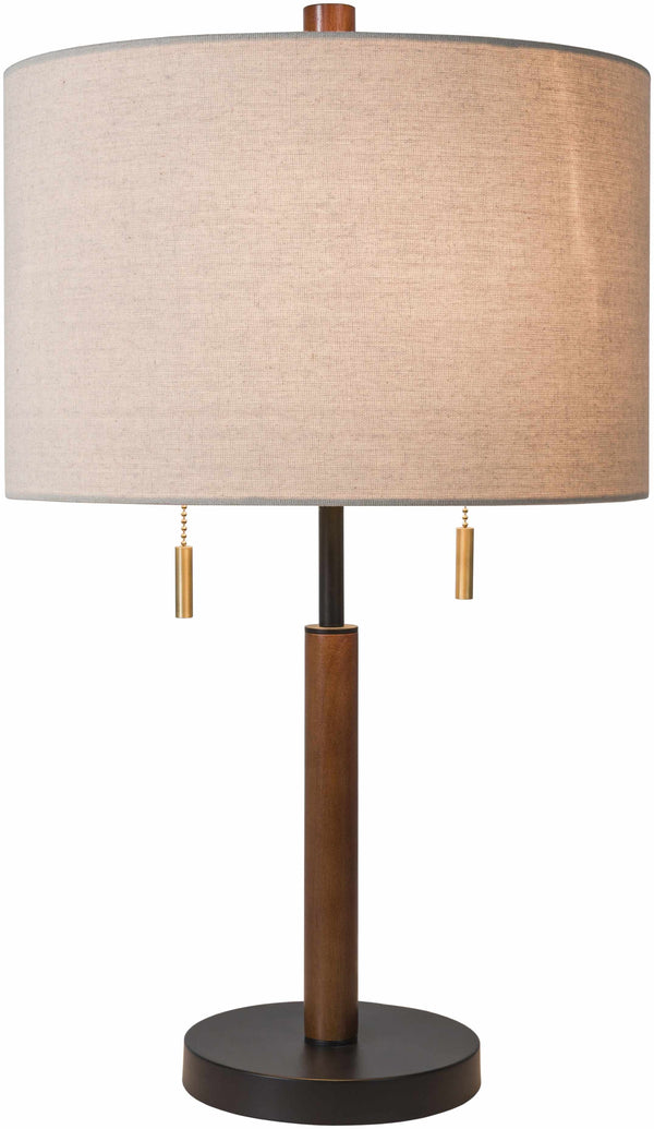 Camprodon White & Beige Contemporary Table Lamp