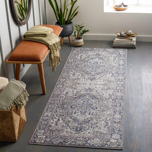 Neyland Iris Gray Area Rug 2359