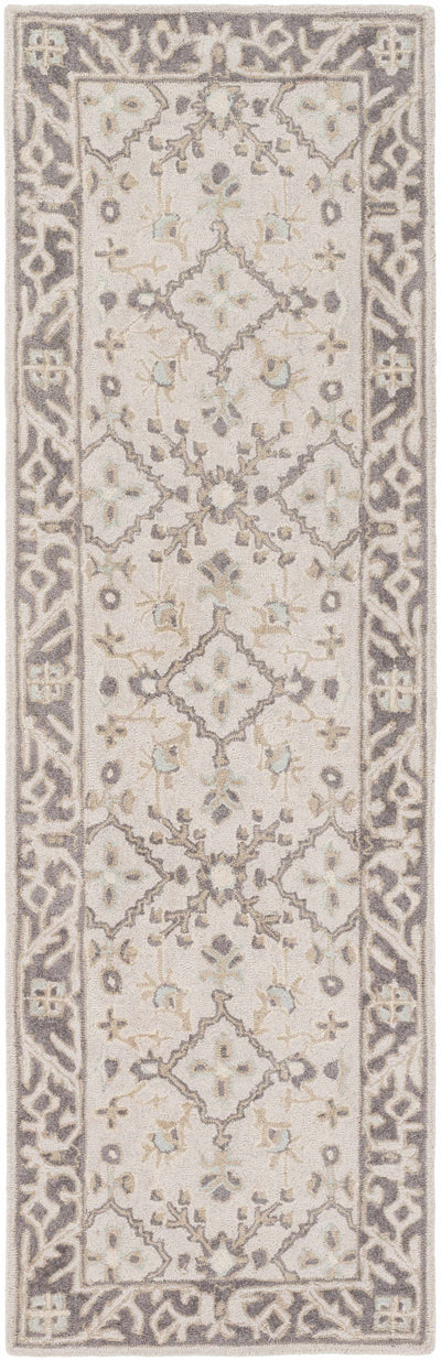 Dooling Light Brown Wool Carpet