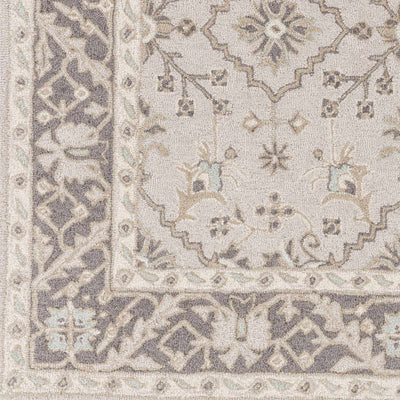 Dooling Light Brown Wool Carpet