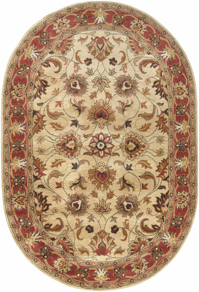 Cherryfield Hand Tufted Brown & Rust 1001 Wool Rug